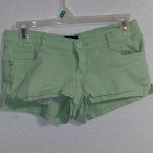 Mint shorts